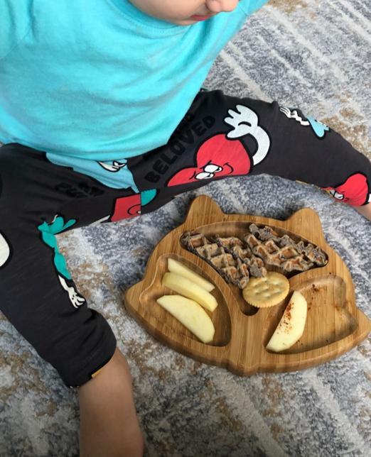 Kit Zorro de bambú con cuchara y tenedor