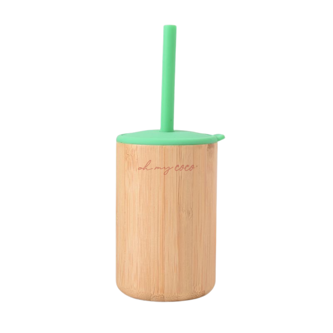 Vaso de bambú para bebé🎍